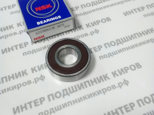 6204-DDU (180204) NSK подшипник шариковый (20*47*14)